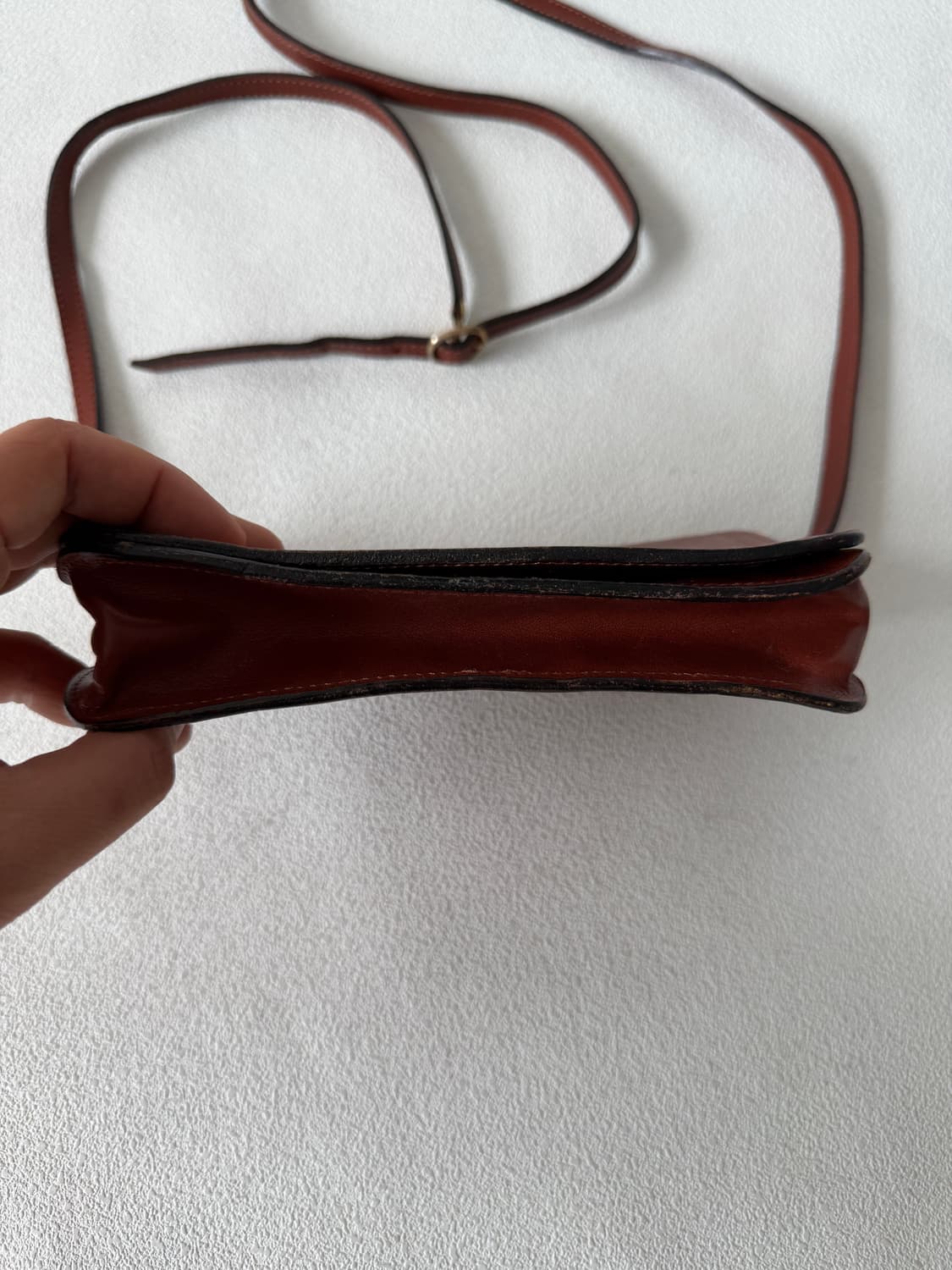 MADE IN ITALY 레더 미니 크로스백 상품이미지3