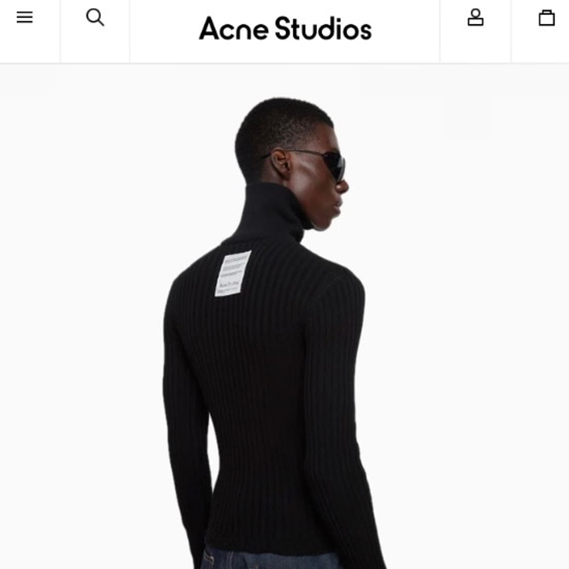 (M) 아크네스튜디오 25ss 투웨이 집업 니트 상품이미지2