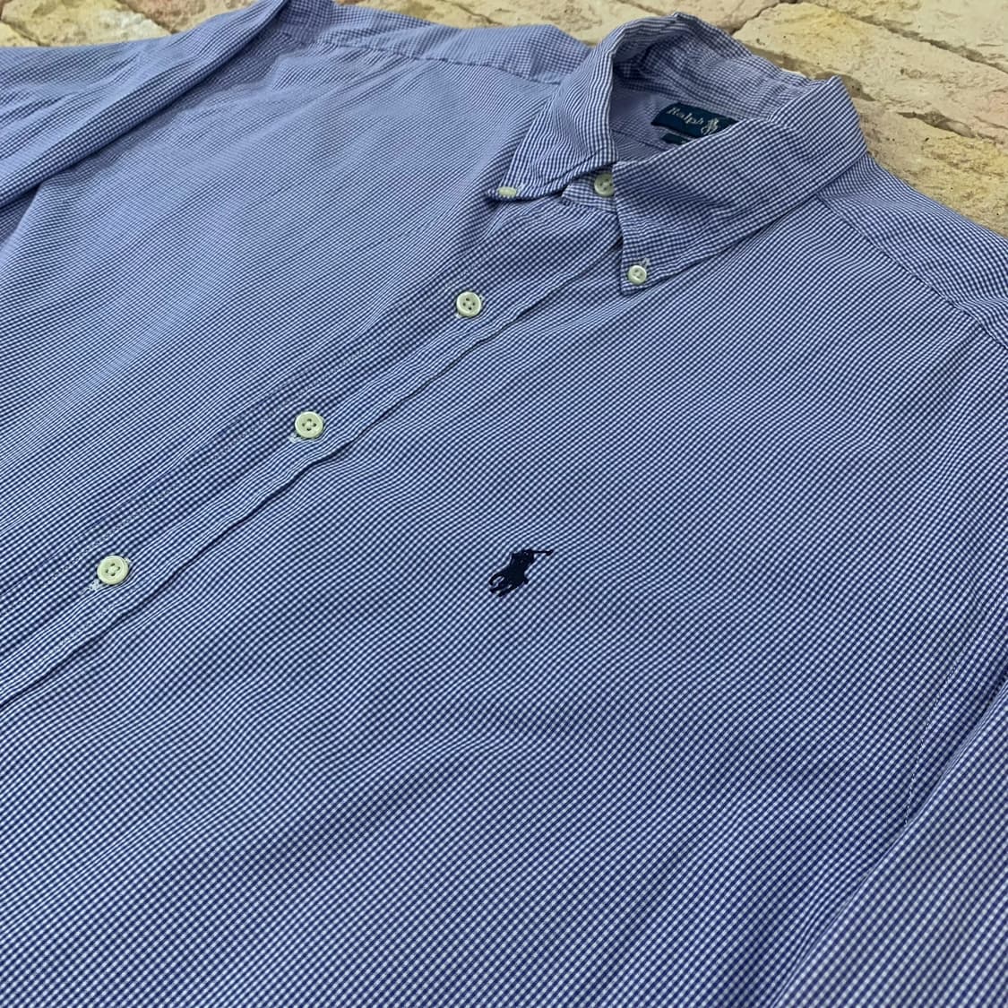 [L] 랄프로렌 폴로 핀체크 셔츠 블레이크 상품이미지1