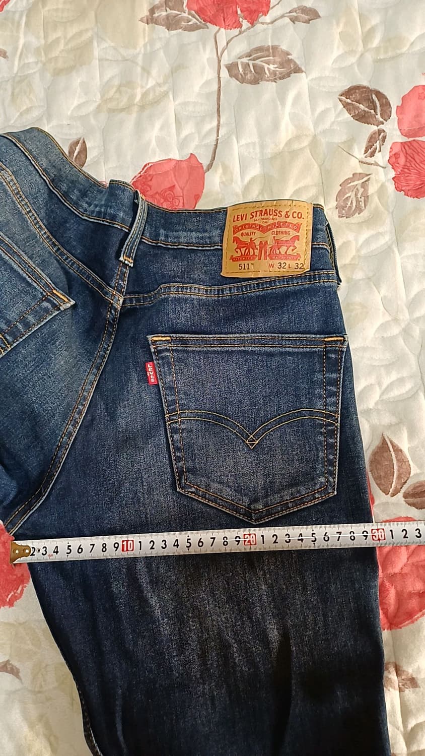 리바이스 511 슬림스판청바지 32인치 기장104 상품이미지9