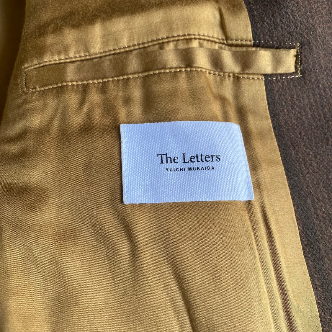 the letters Western Chesterfield Coat 상품이미지6