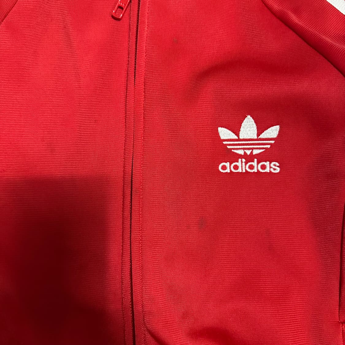 (85) 아디다스 빨간색 삼선 트랙탑 져지 상품이미지3