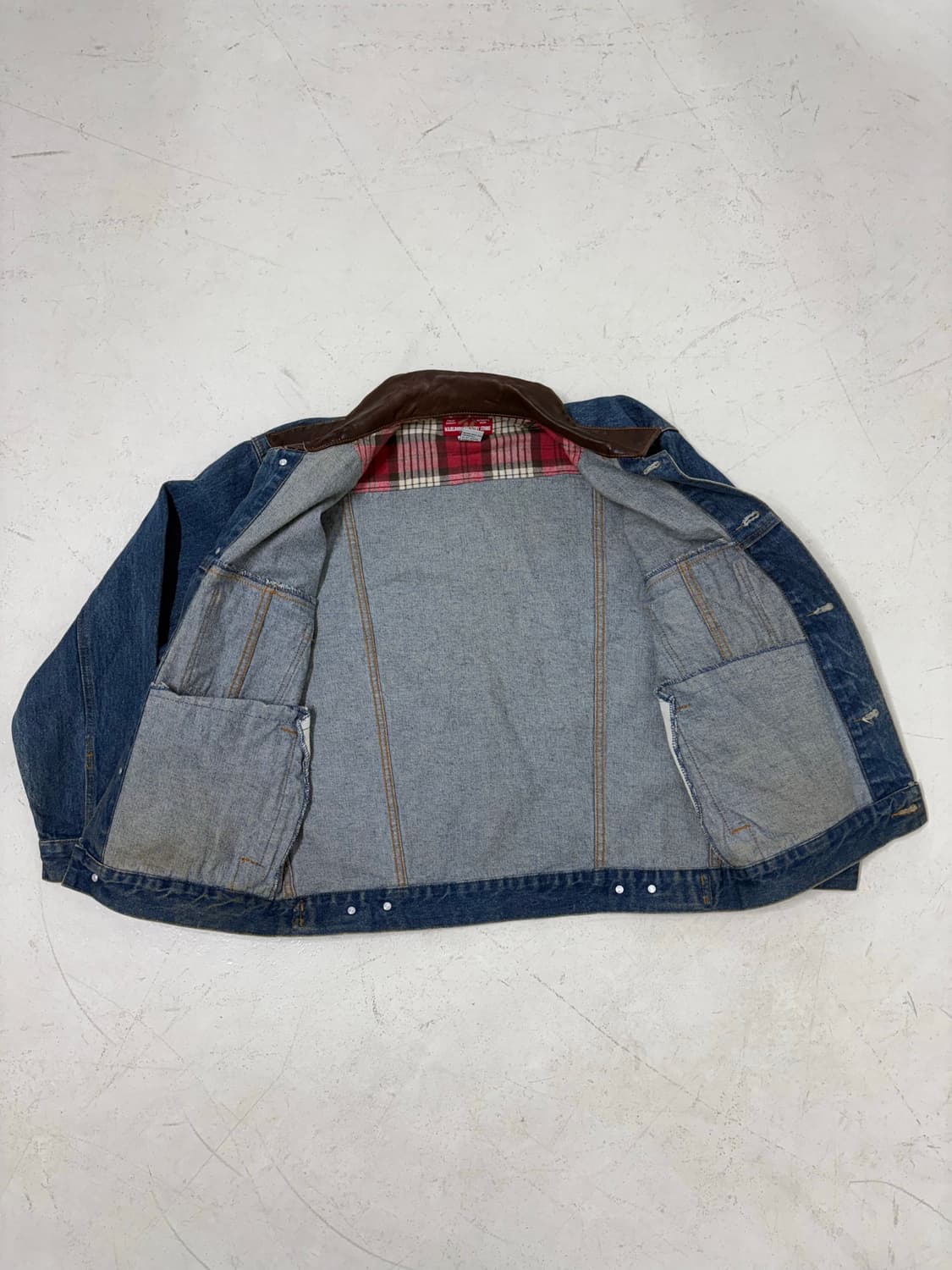 90's Marlboro Country Denim Trucker JK 상품이미지6