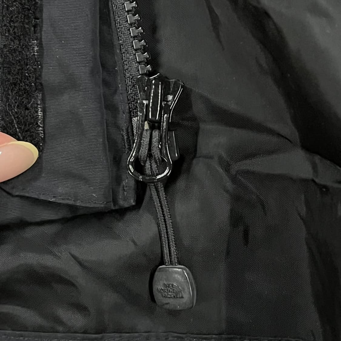 [정품/XL] 노스페이스 블랙 바람막이 후드 자켓 b14 상품이미지7