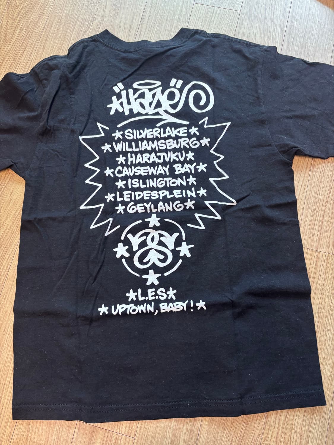 Stussy x Eric Haze 스투시 월드투어 반팔 상품이미지3
