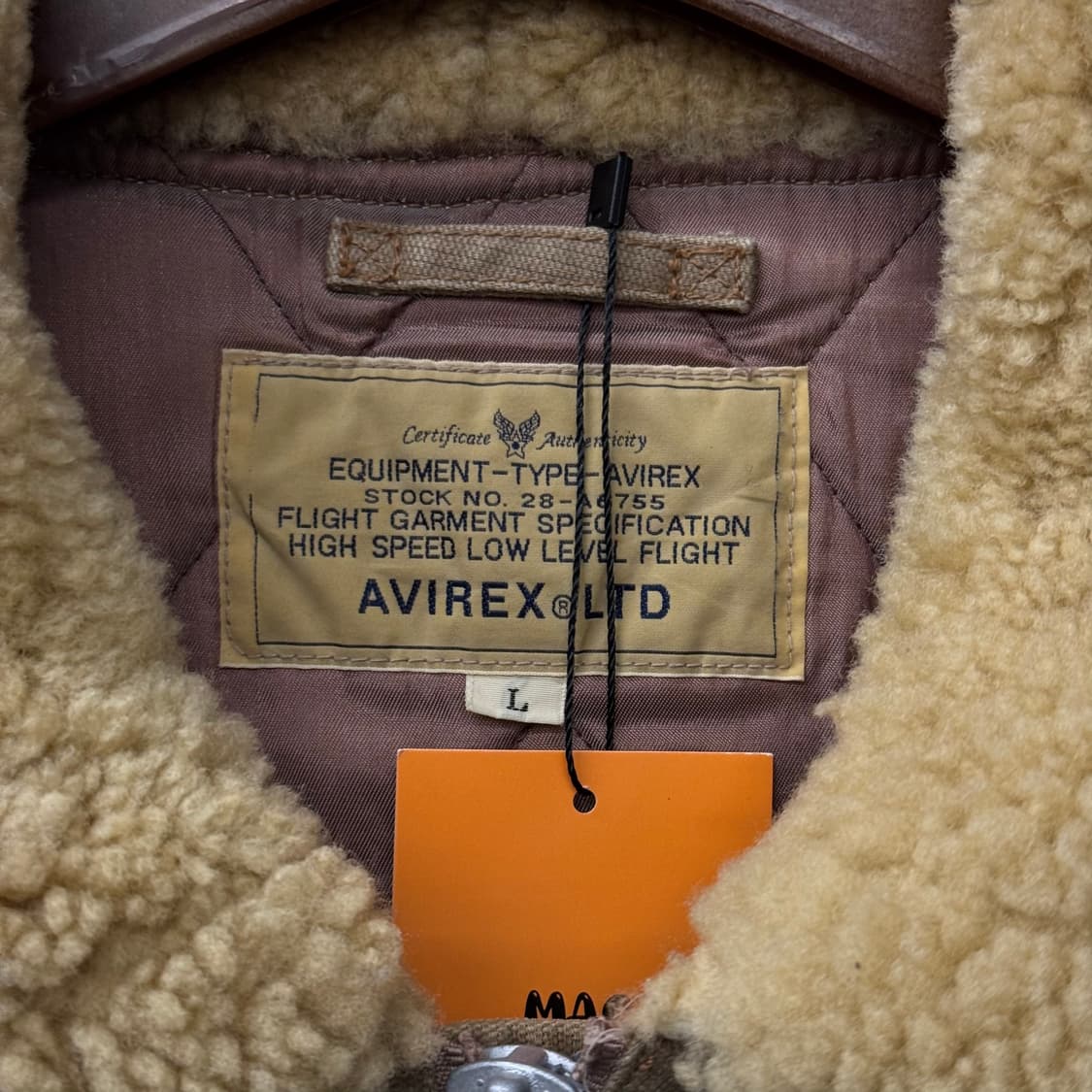 90s 아비렉스 리미티드 밀리터리 플라이트 가먼츠 덱 자켓  상품이미지6