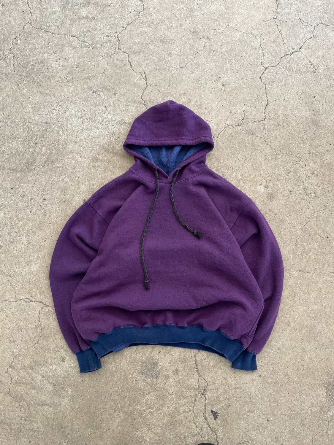 90s Duofold Puple Hoodie(USA Made) 상품이미지1