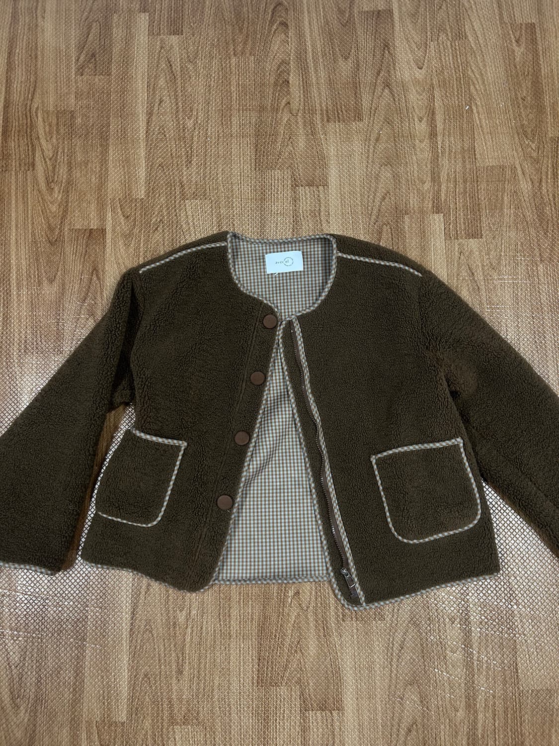 양털 집업 자켓 상품이미지1