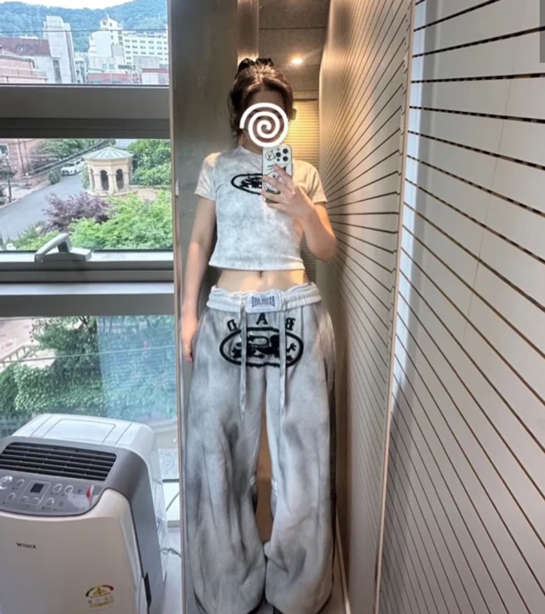 (택있는 새 상품) 배드블러드 라이온패치 2way 커브드 조거팬츠 상품이미지4