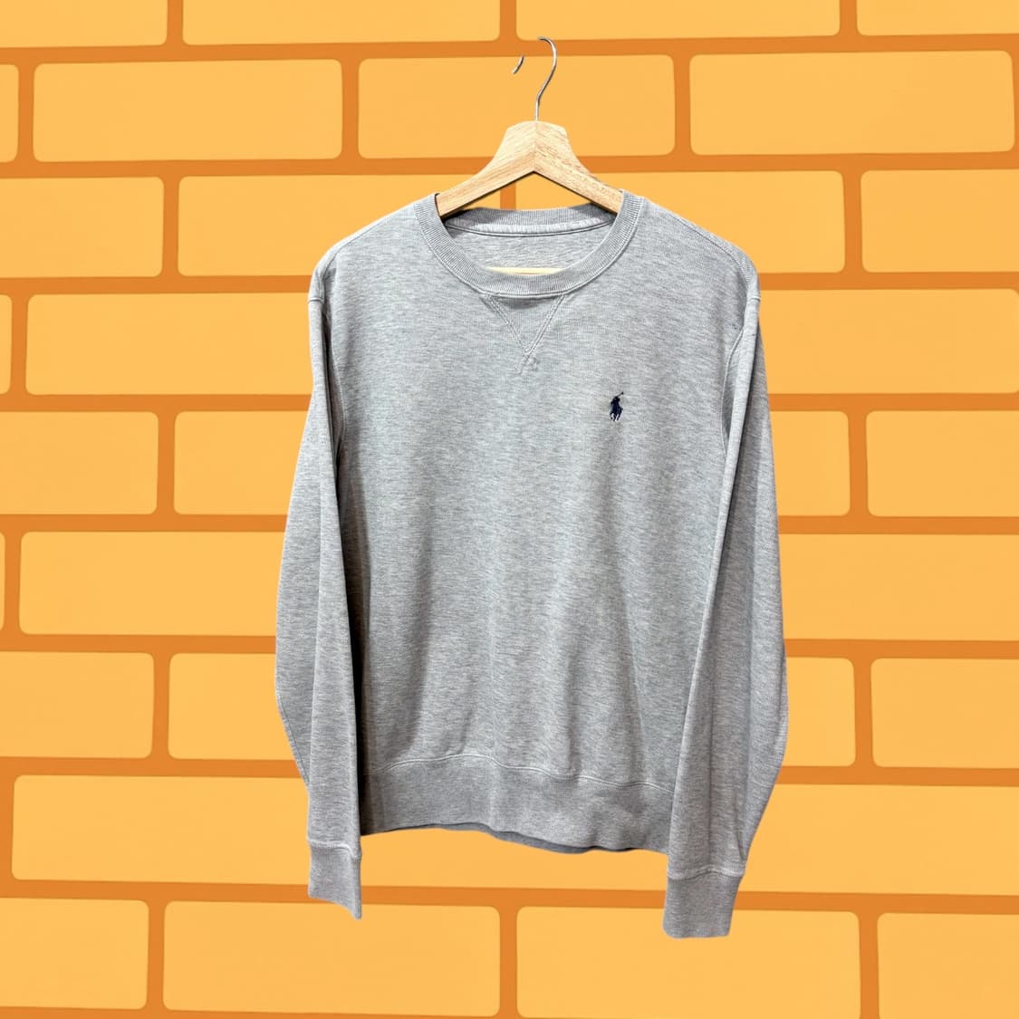 폴로 로고 맨투맨 스웻 셔츠 (XL) 상품이미지1