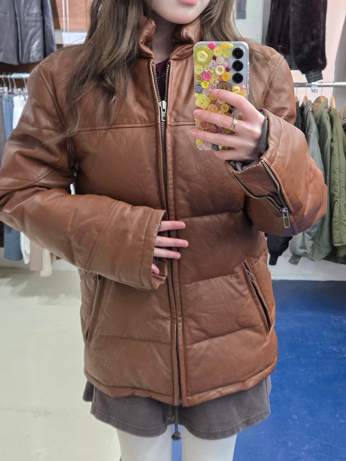 인디언 모터싸이클 레더 패딩 상품이미지3