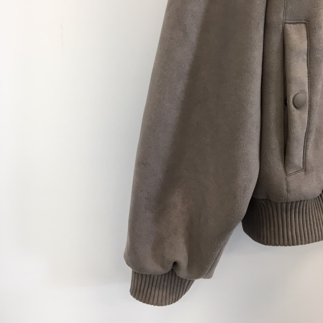 자라 페이크퍼 가먼트 오버 블루종점퍼 M 상품이미지2