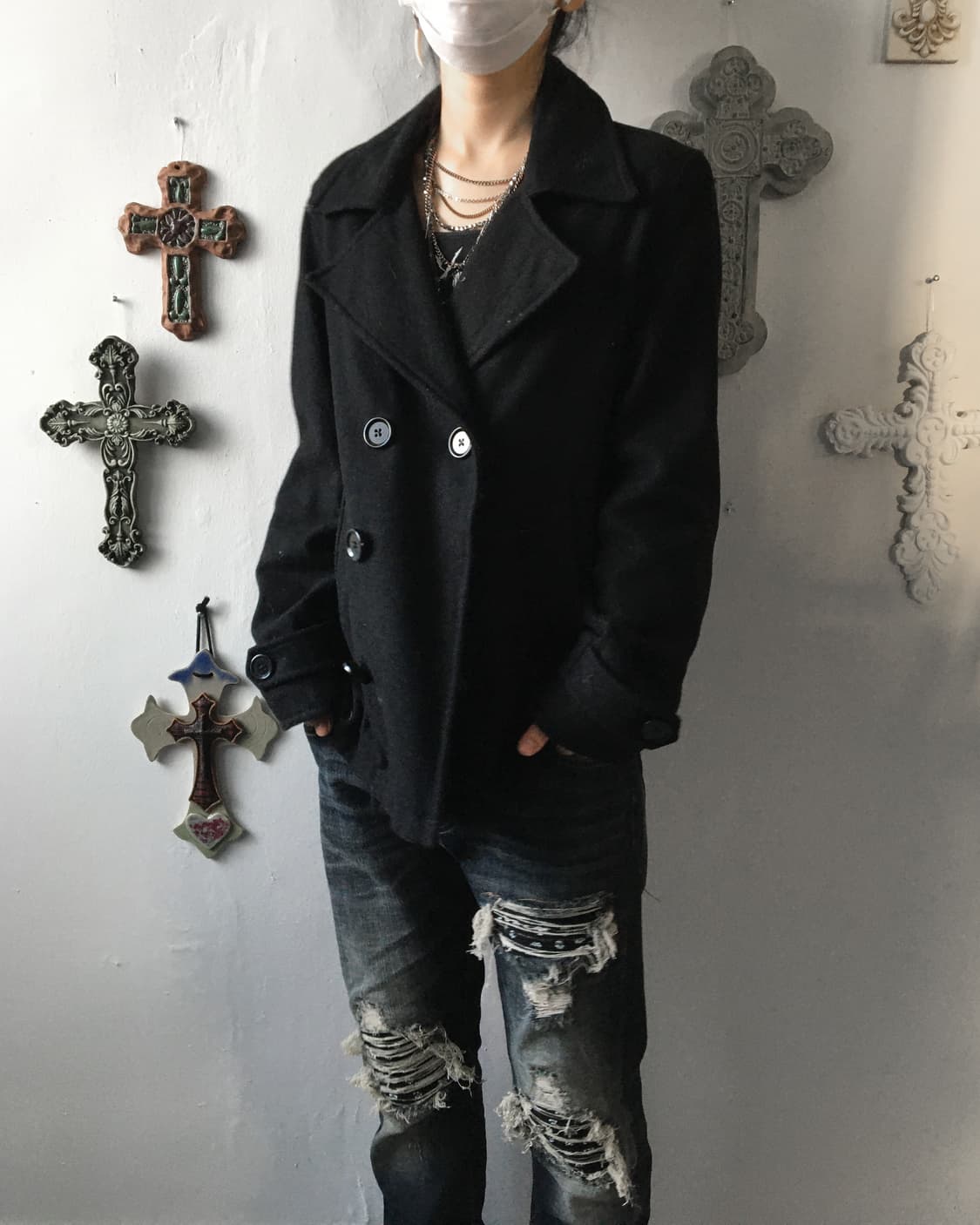 Double button coat 상품이미지5