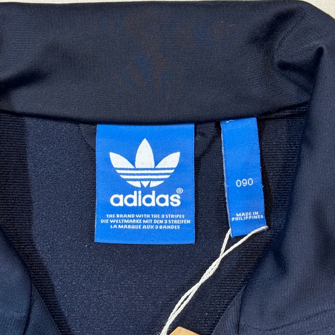 90) 아디다스 파이어버드 삼선 져지 트랙탑 집업 네이비 A5 상품이미지7