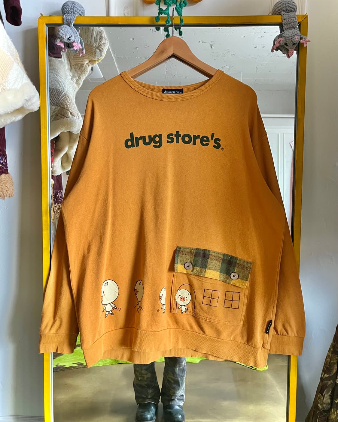 Drug Store's Japan Kitsch Big Sweatshirt 상품이미지4