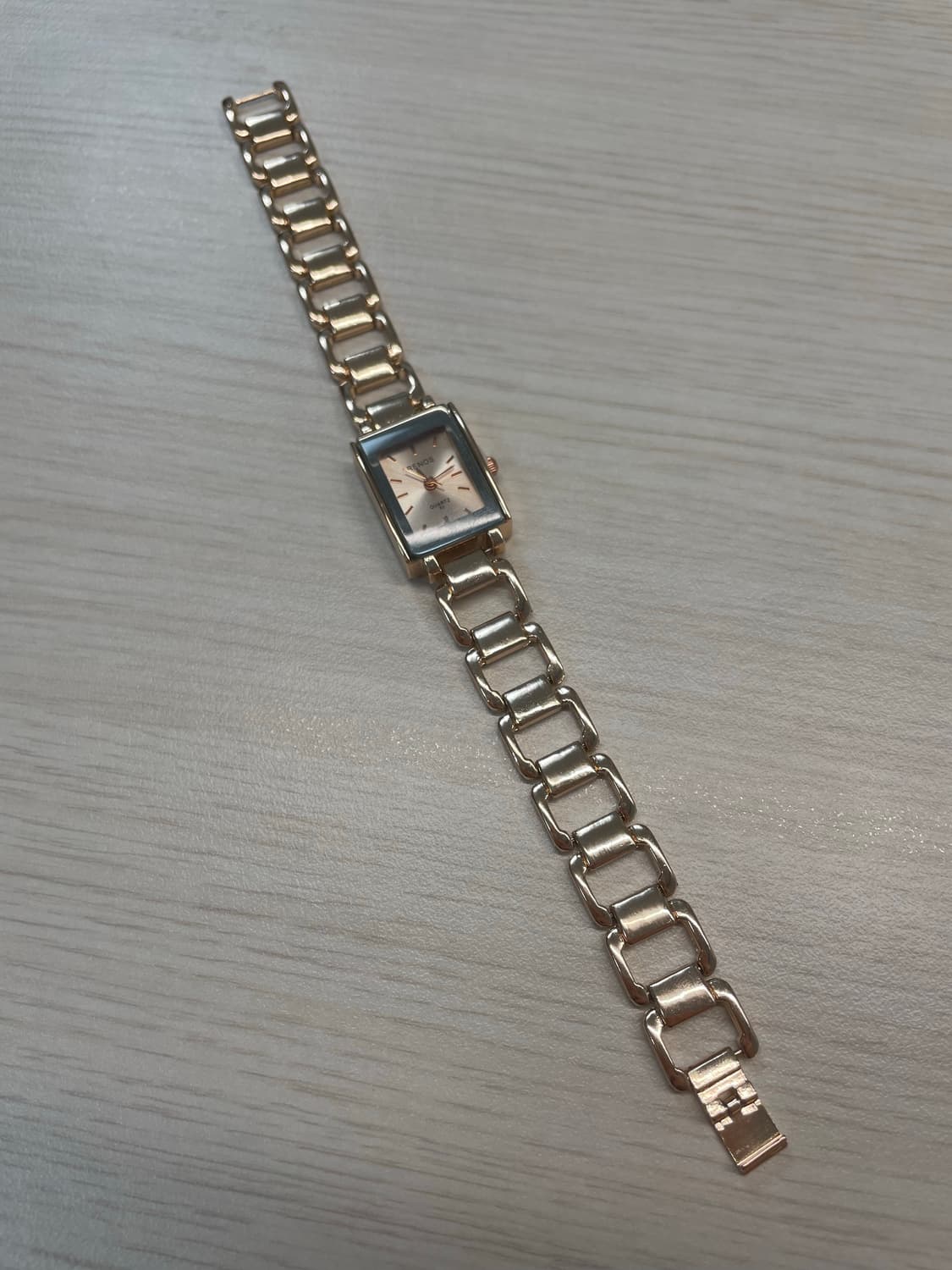 RENOS 빈티지 로즈골드 메탈 시계 상품이미지3