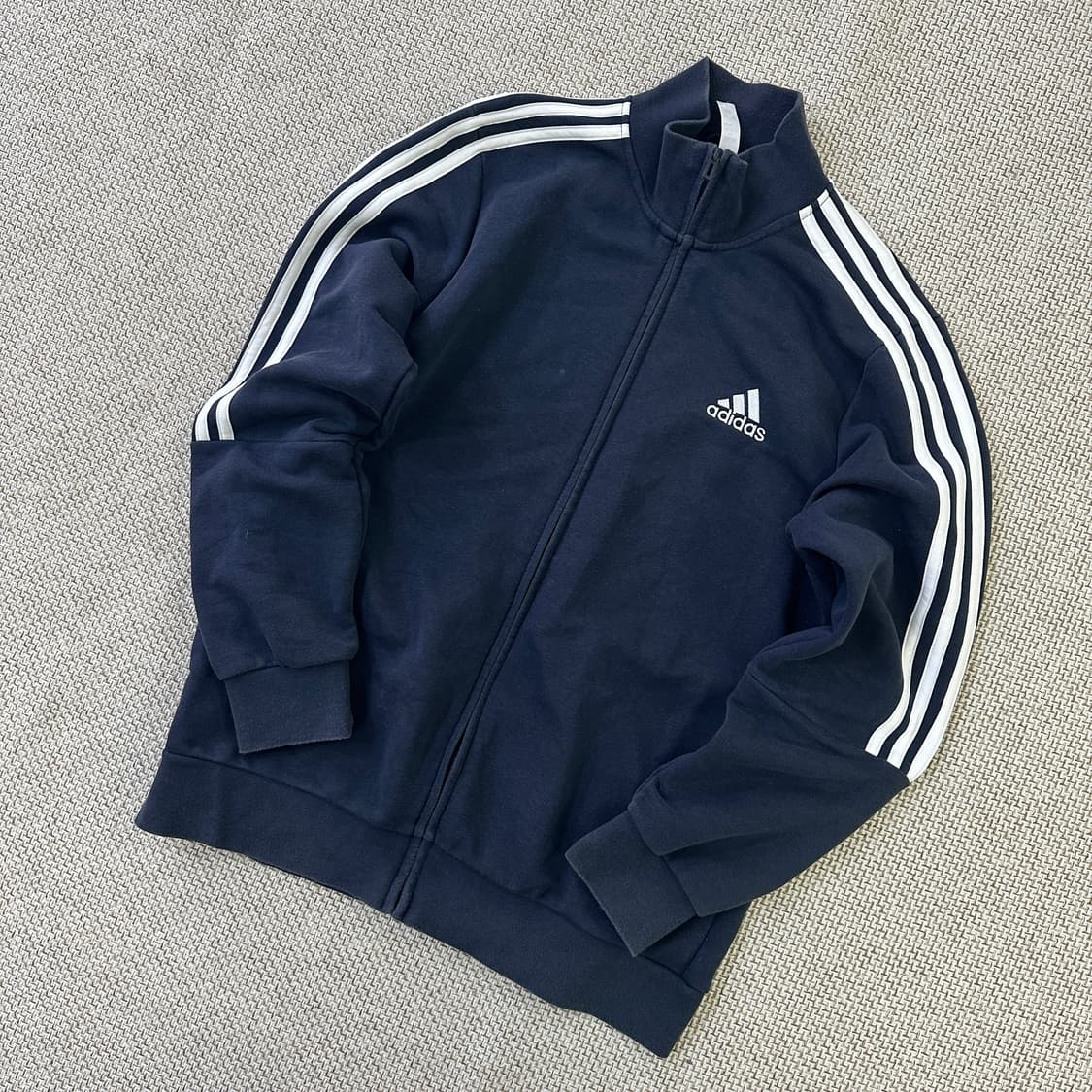 XL 아디다스 스트라이프 트랙탑 집업 0421D 상품이미지1