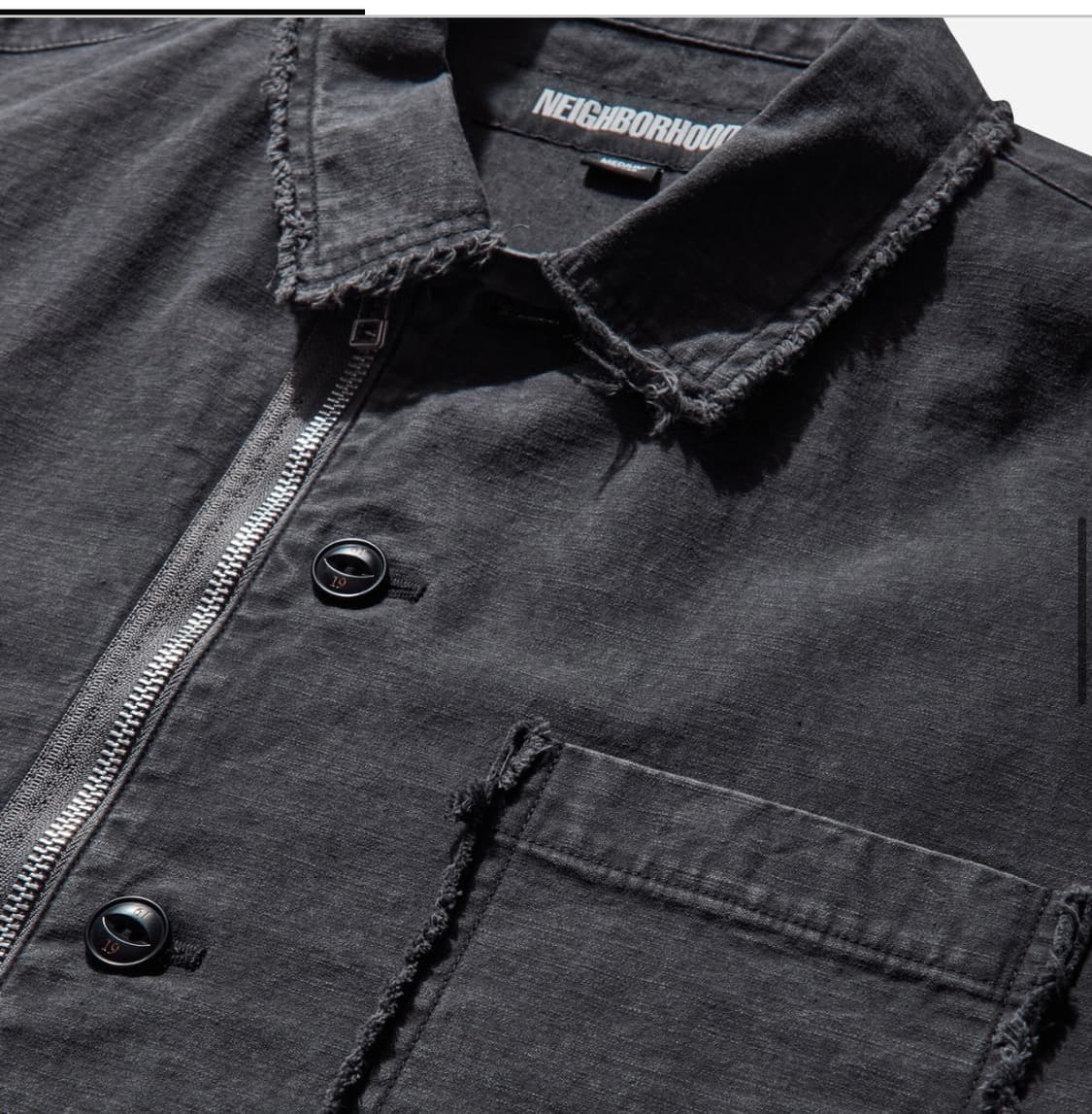 네이버 후드 집 롱 슬리브 셔츠자켓 상품이미지4