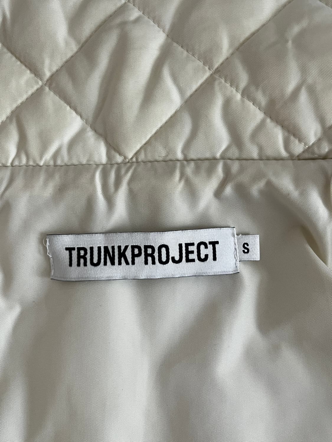 트렁크프로젝트 퀼팅 자켓 아이보리 S 상품이미지4