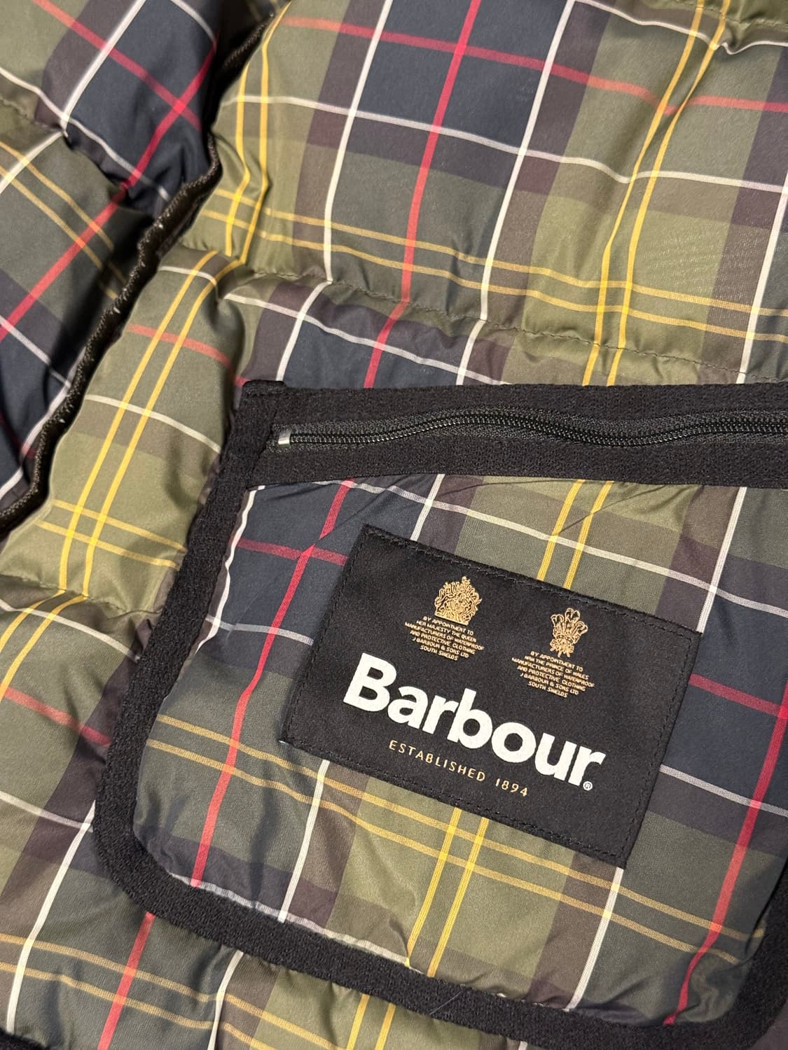 바버 리버서블 다운 라이너 베스트 상품이미지3