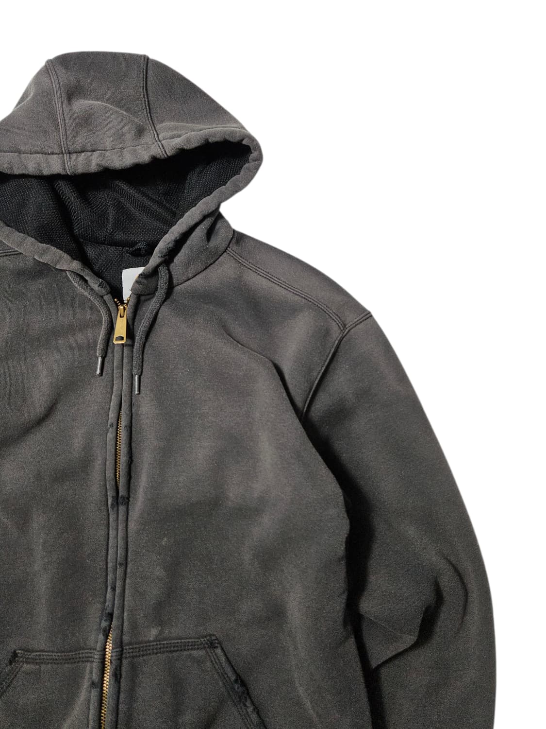 칼하트 빈티지 하드페이딩 와플 후드집업 M 상품이미지3