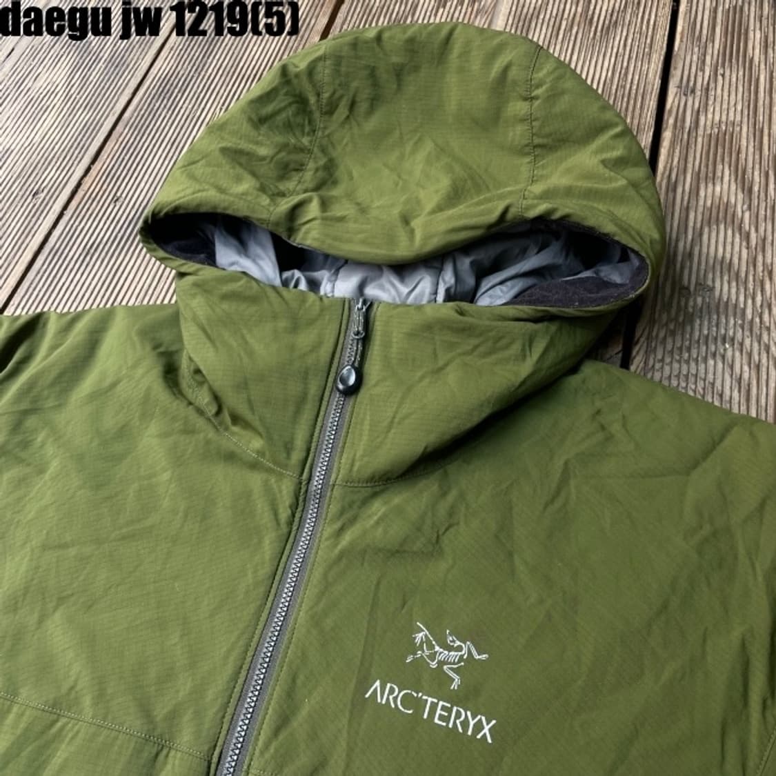 아크테릭스 트레이닝 상의 집업 자켓 XL 상품이미지3