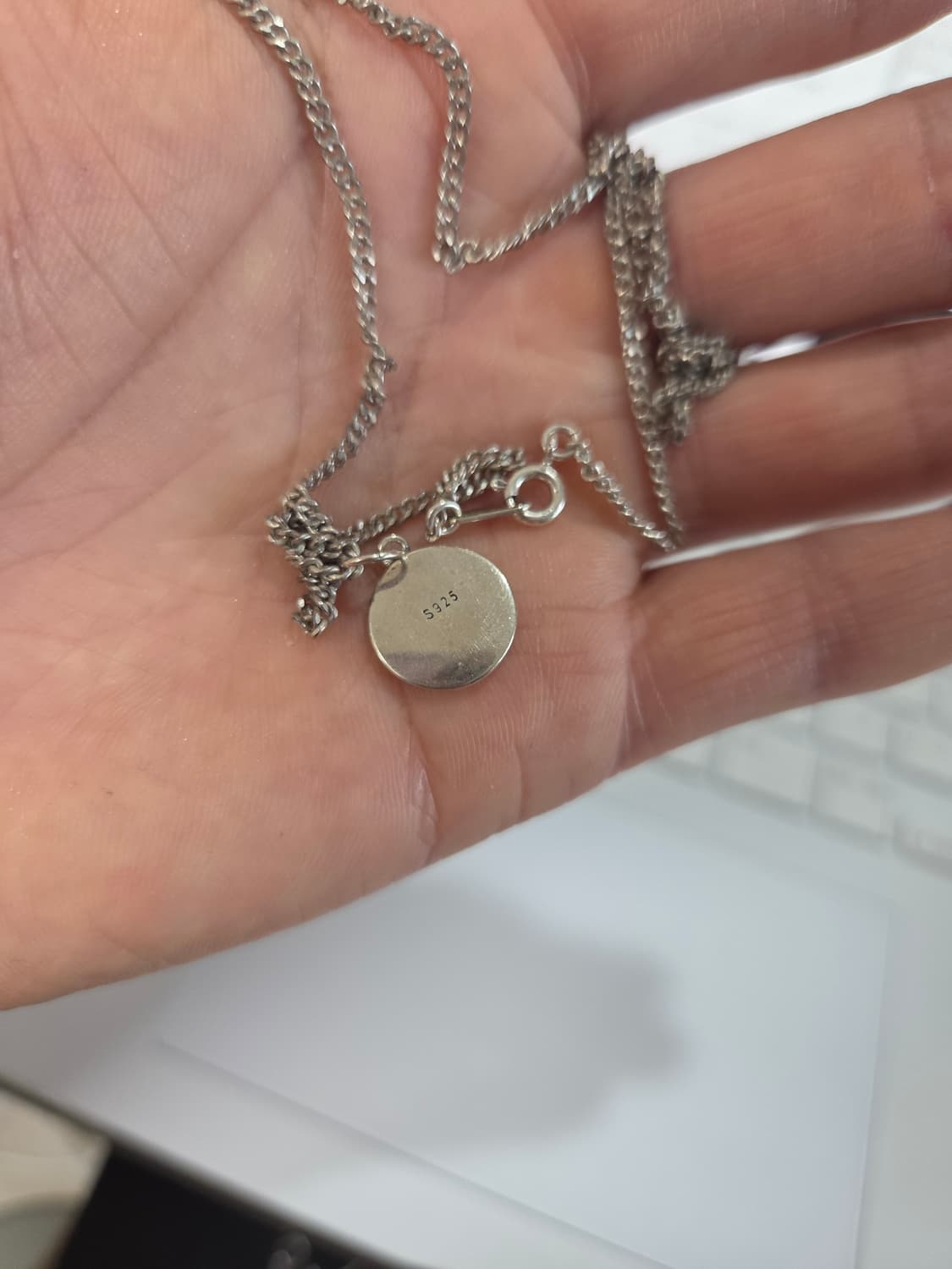 스마일 925실버 목걸이  상품이미지2