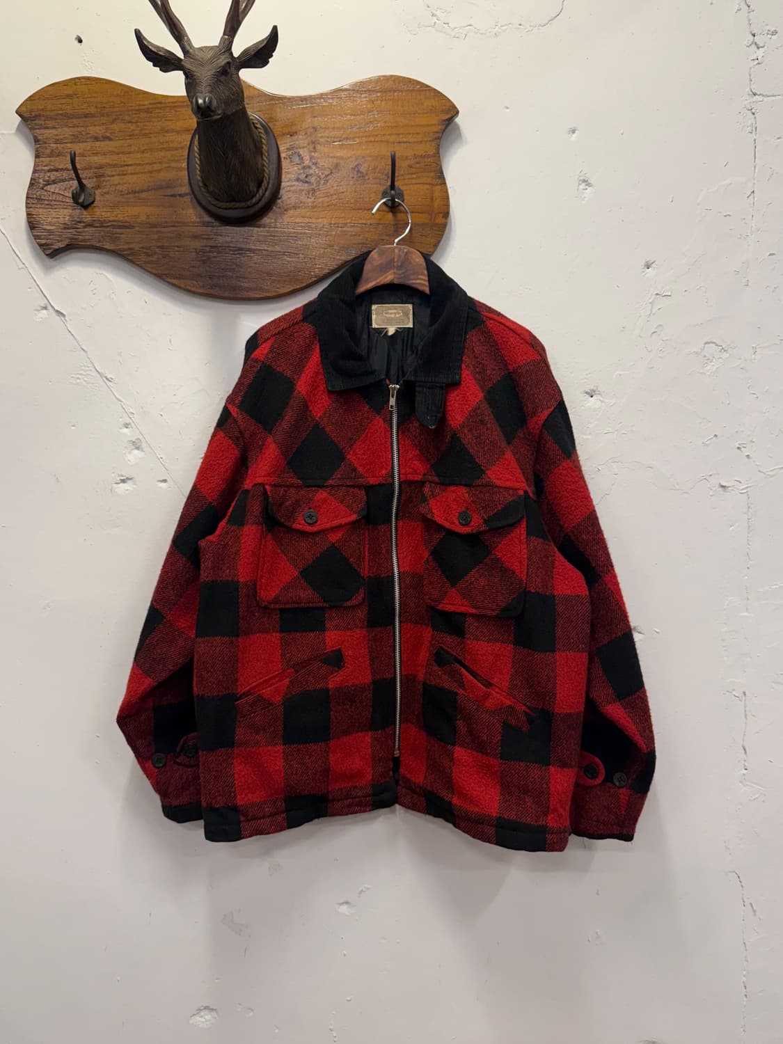L) Wrangler 랭글러 Wool Buffalo Check Jack 상품이미지2