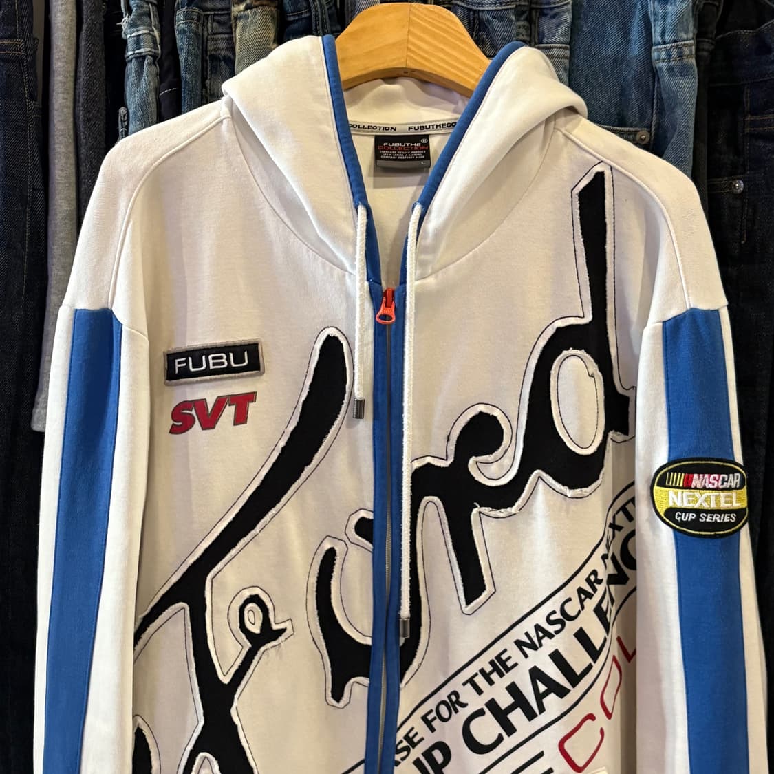 FUBU 빈티지 레이싱 후드집업 상품이미지6