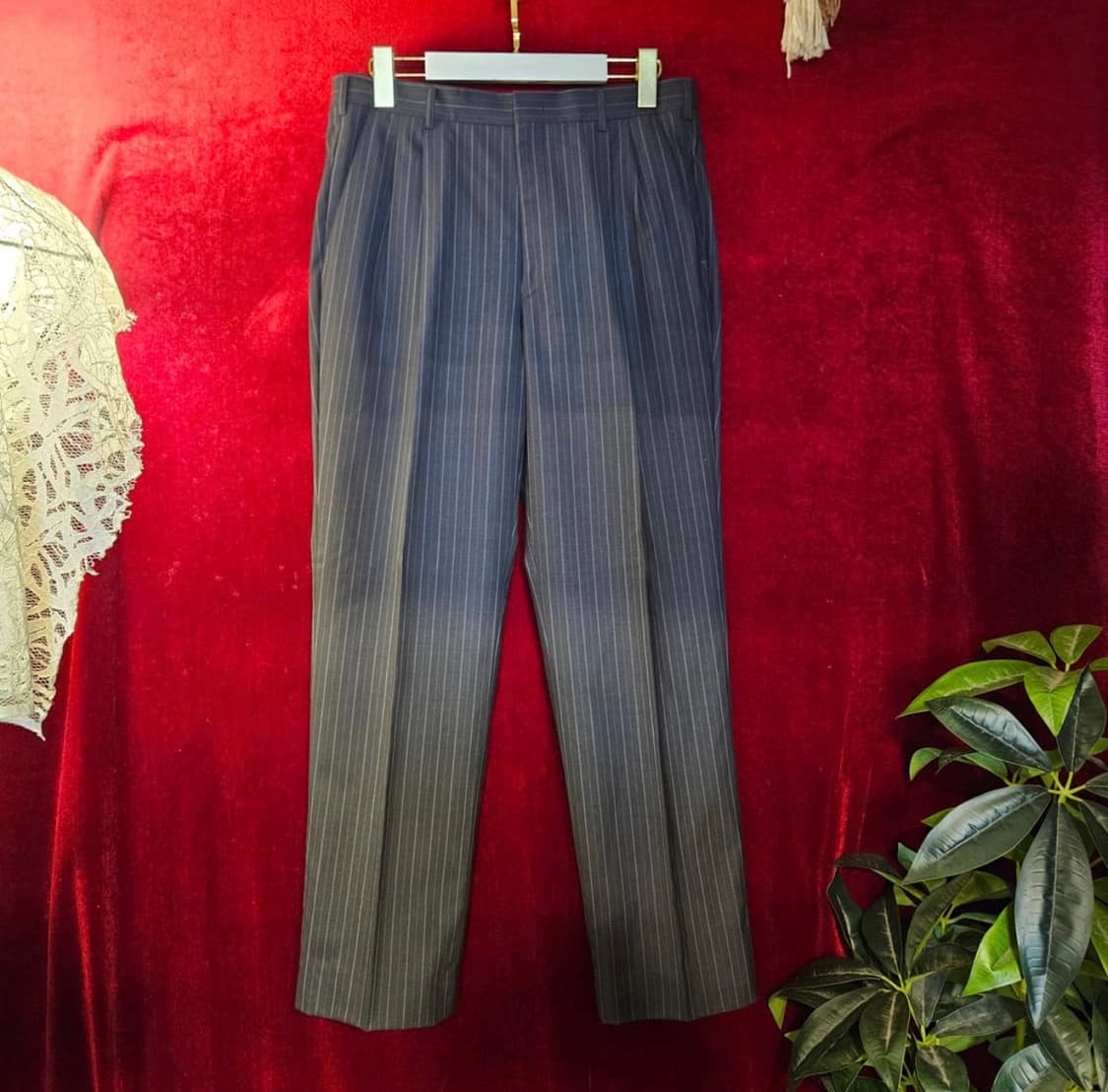 지방시(GIVENCHY) 챠콜 스트라이프 정장 셋업(95-100) 상품이미지5