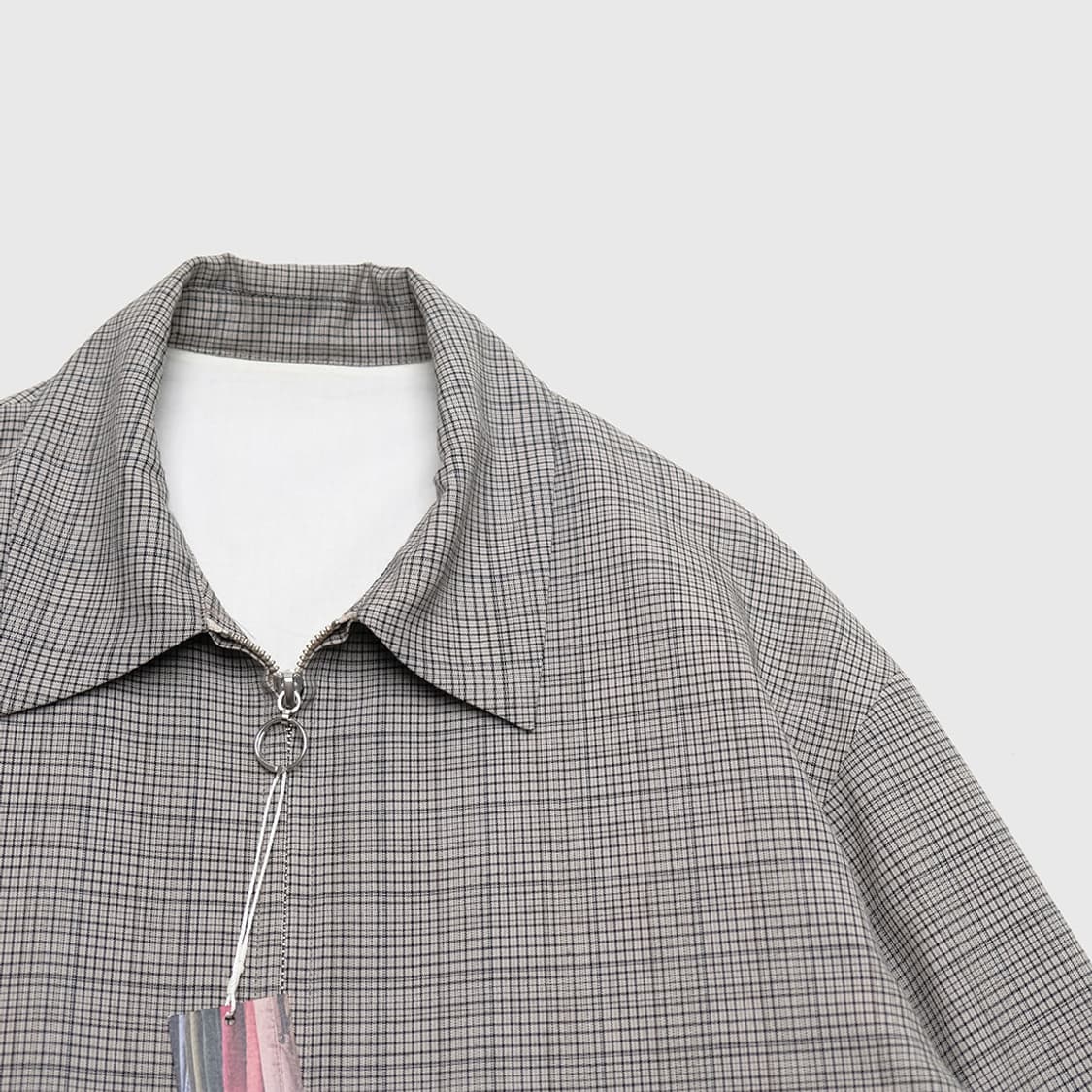 wool tropical zip up blouson 상품이미지2