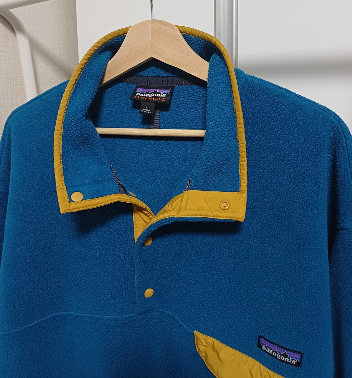 [L] 파타고니아 신칠라 스냅티 언더 워터 블루 상품이미지4