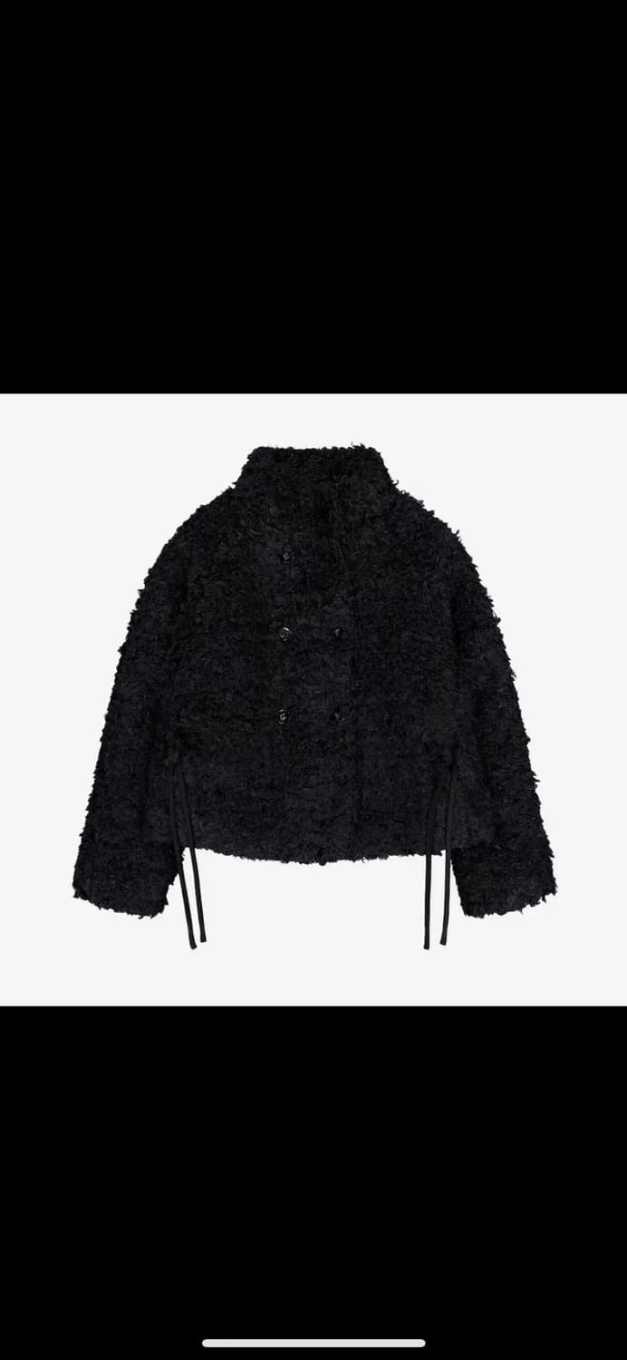 코이세이오 퍼자켓 블랙 상품이미지1