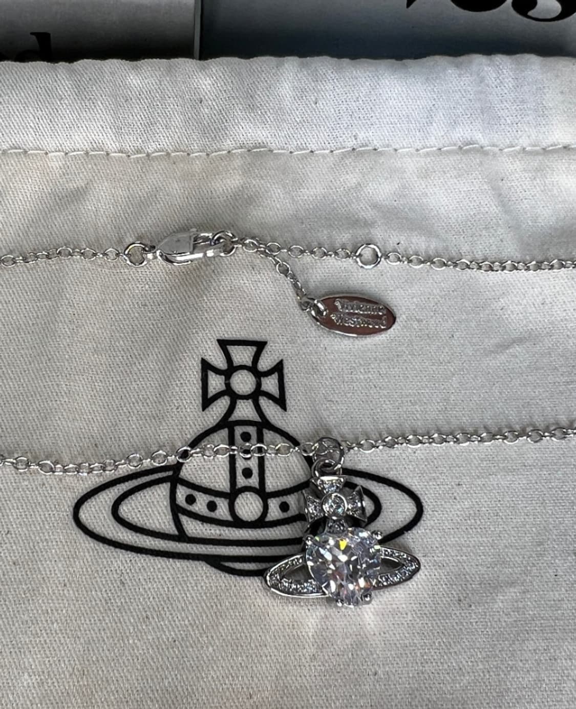 비비안웨스트우드 아카이브 아리엘라 하트 orb 팬던트 목걸이 상품이미지4