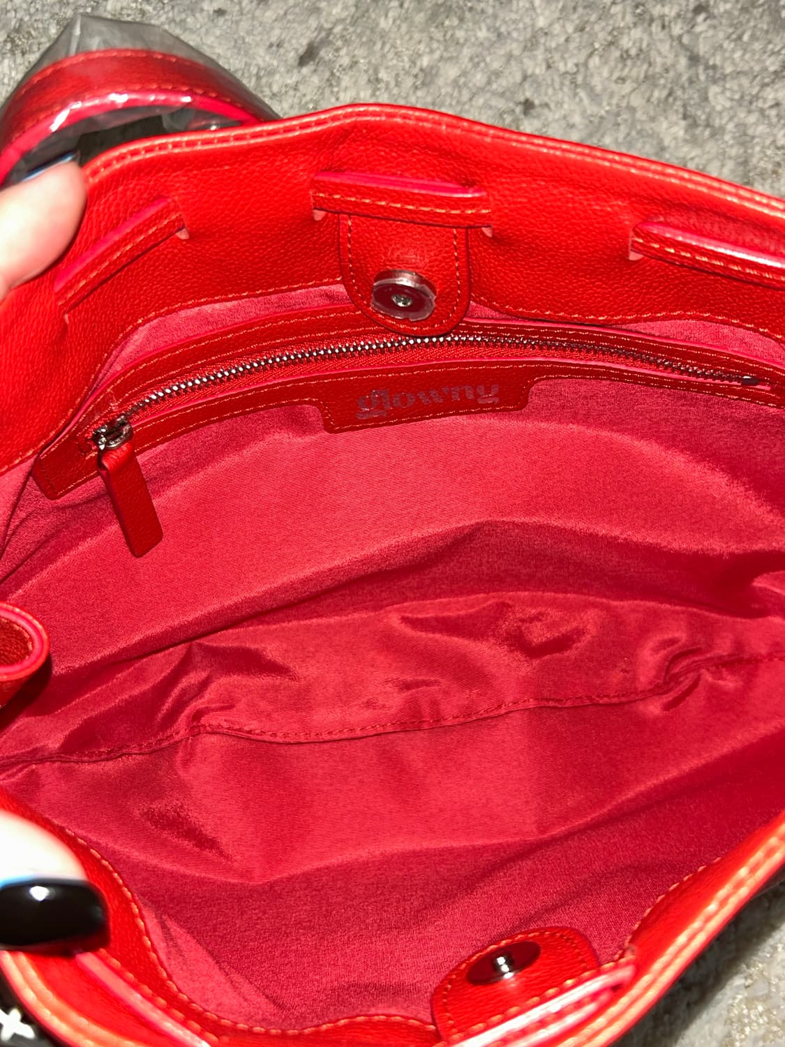 글로니 덤플링백 레더백 상품이미지6