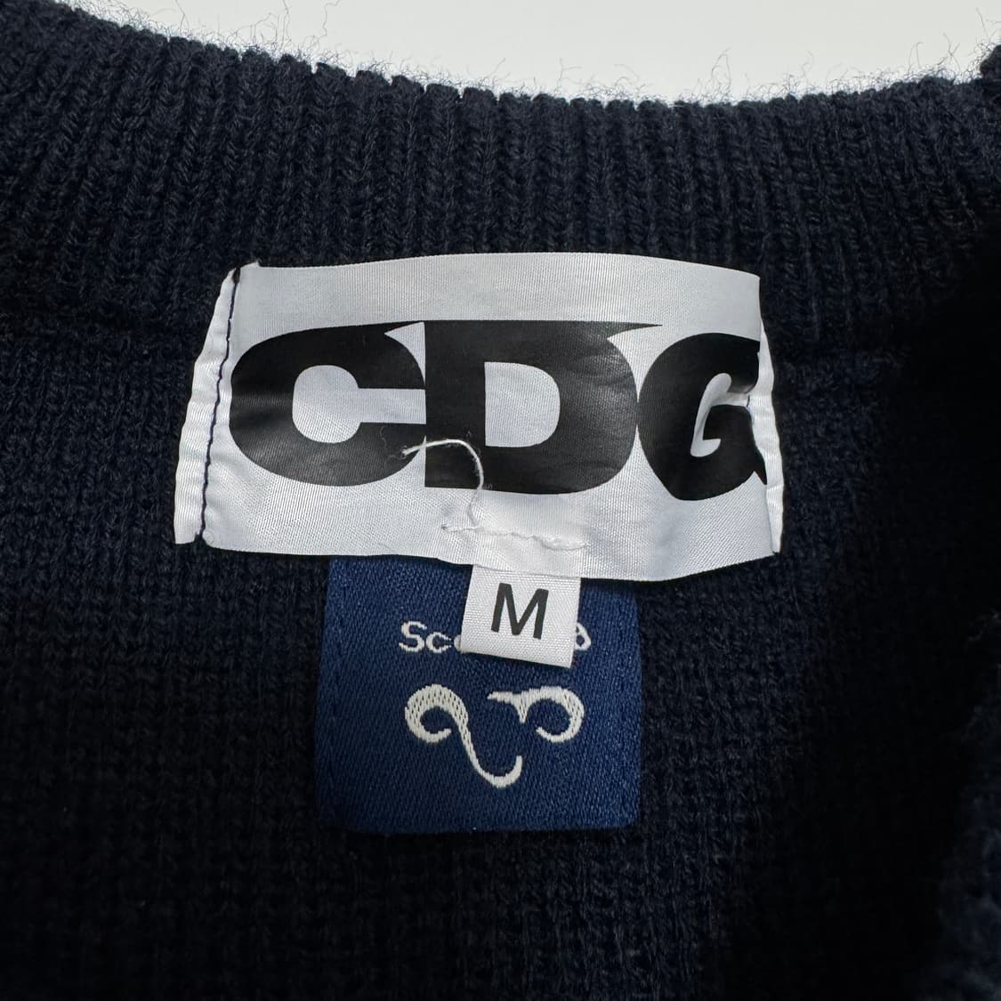 cdg 스코틀랜드 울 크루넥 니트 상품이미지3