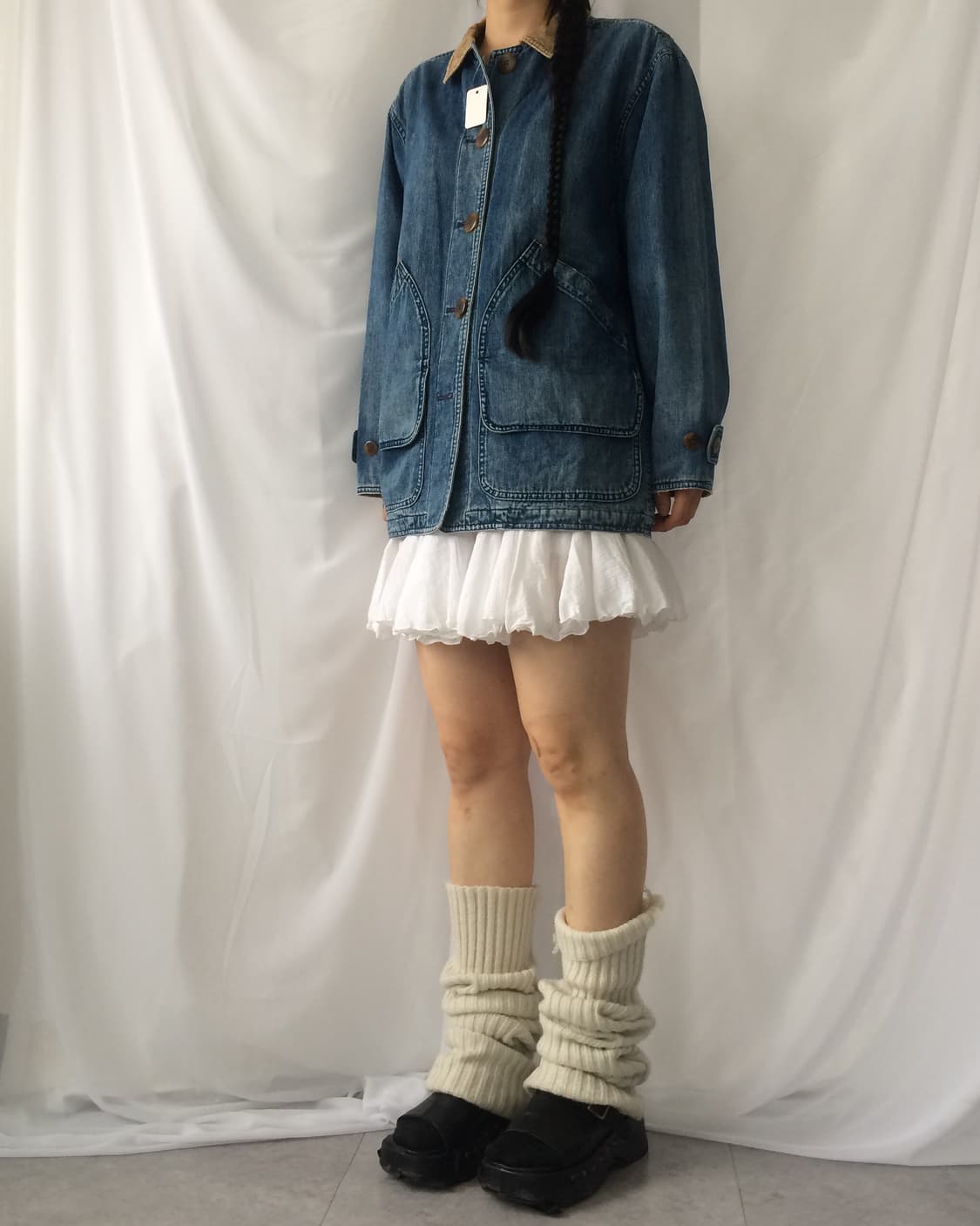 Collar point denim jacket 상품이미지5
