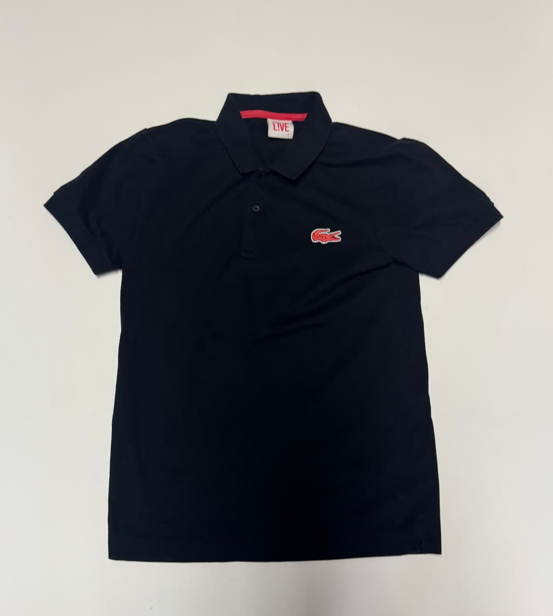여성 라코스테 라이브 레드 악어 pk 폴로 반팔 카라티 S 2 블랙 상품이미지1