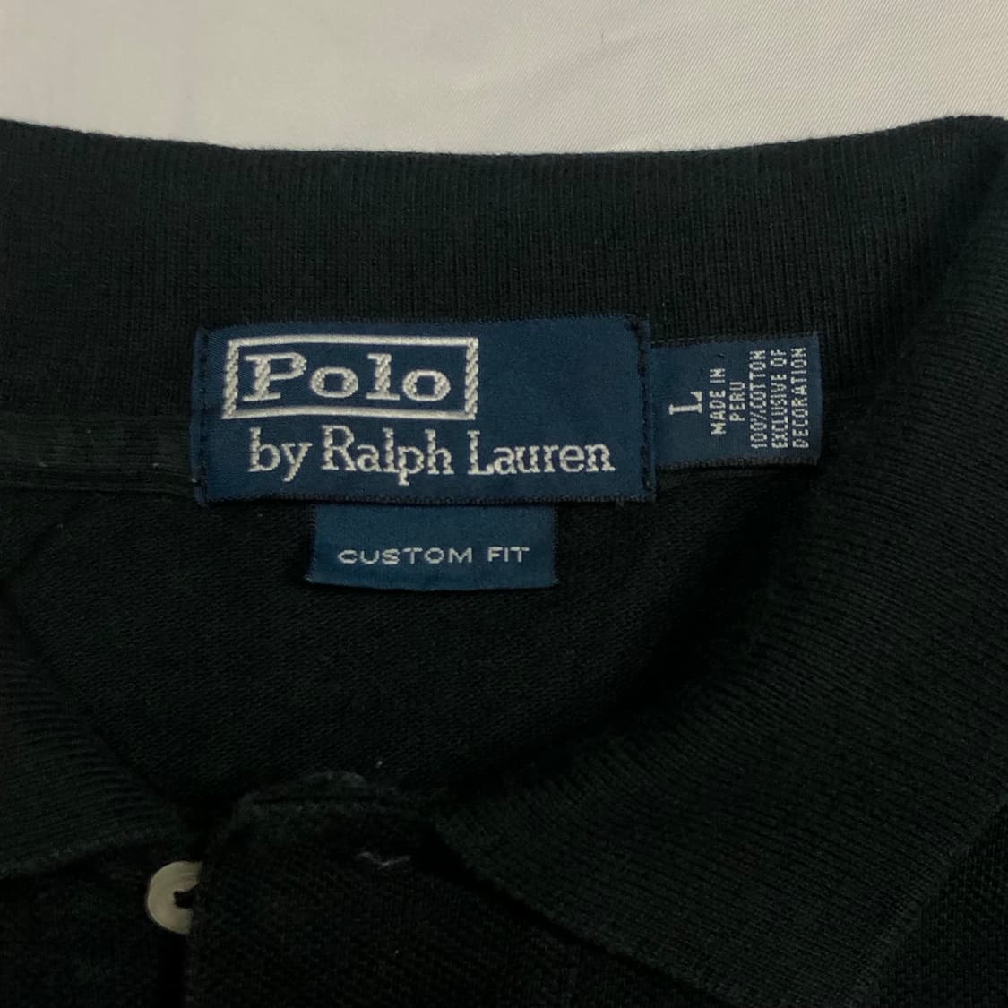 폴로 랄프로렌 황금 빅포니 블랙 카라티 상품이미지3