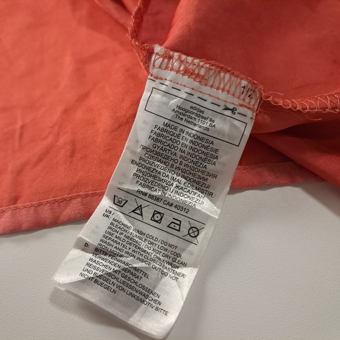 CK373 XL 아디다스 90s 오리지널 빈티지 핑크 셔츠 남방 상품이미지6