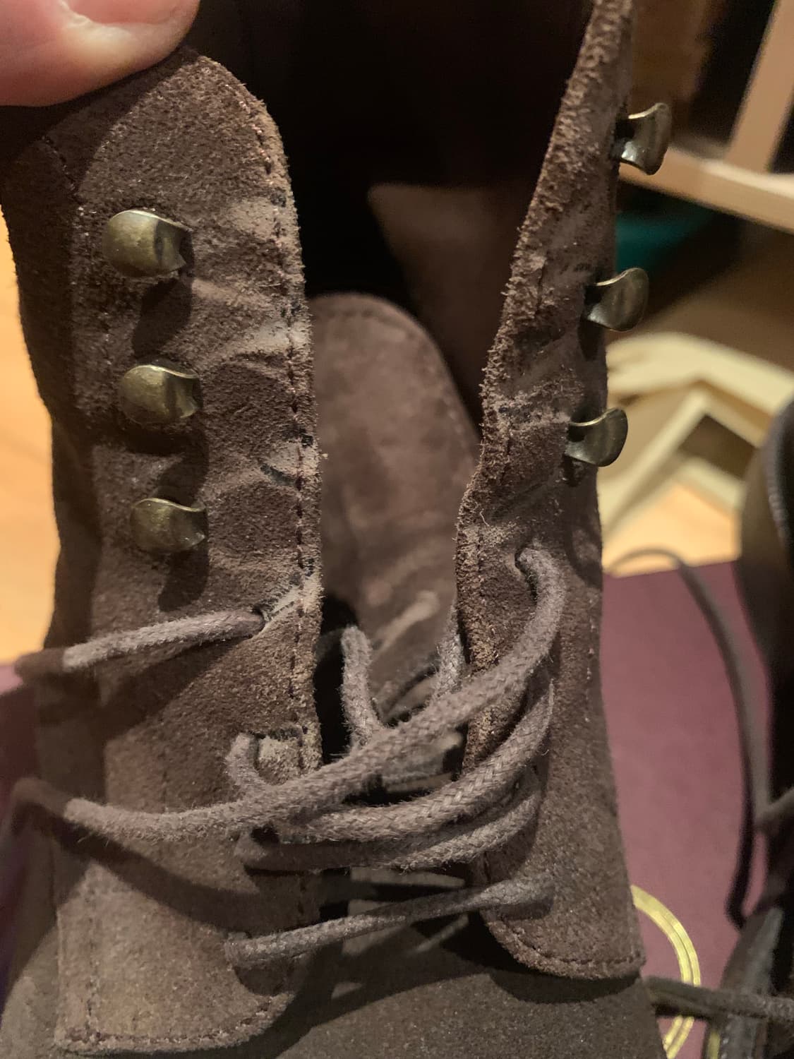 까르미나 스웨이드 부츠 판매(265-270mm)  상품이미지2