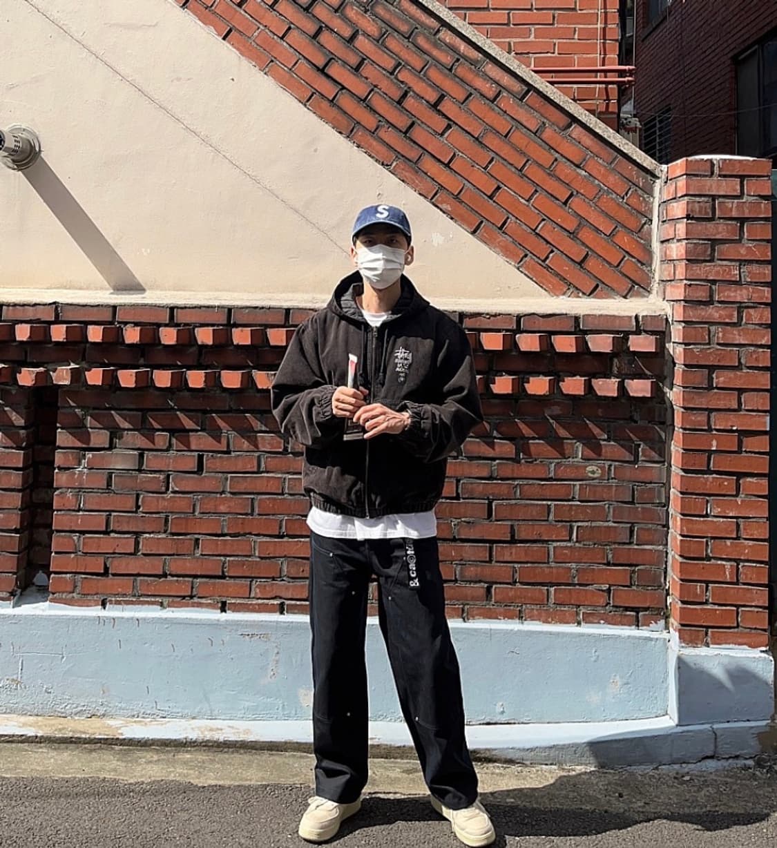 스투시 캔버스 인슐레이티드 워크 자켓 블랙 상품이미지6