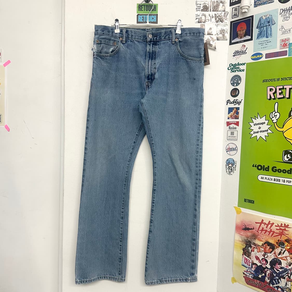 00‘s 리바이스 517 부츠컷 중연청 상품이미지2