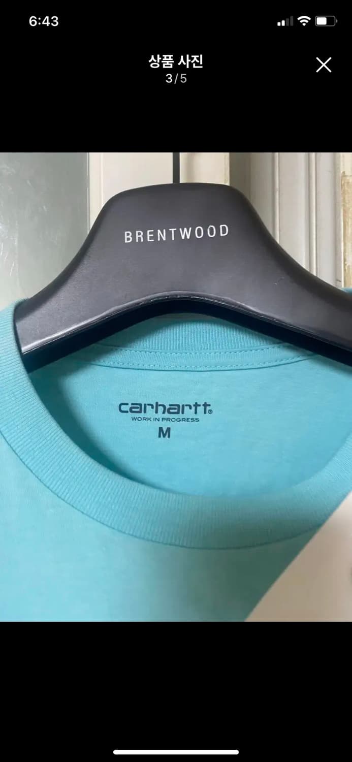 CARHARTT 칼하트 WIP 롱슬리브 M사이즈 새상품 상품이미지3