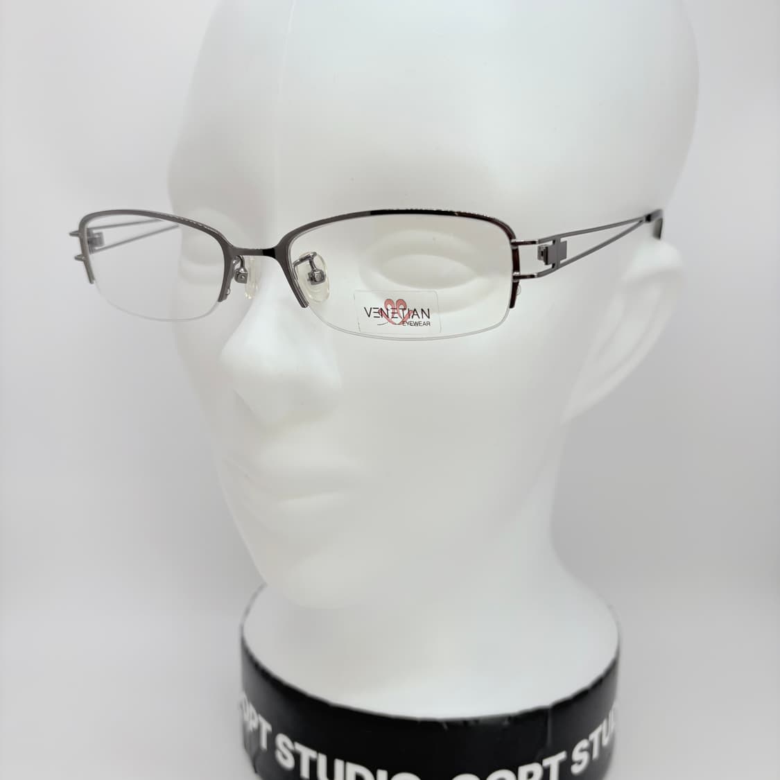 VENETIAN 실버 반무테 빈티지안경 상품이미지5