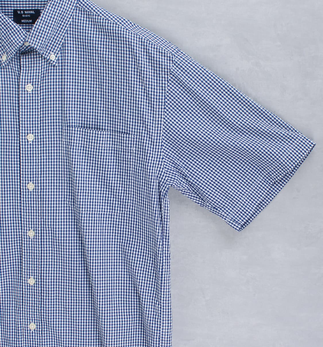 U.S NAVAL gingham check shirt _ S5186 상품이미지4