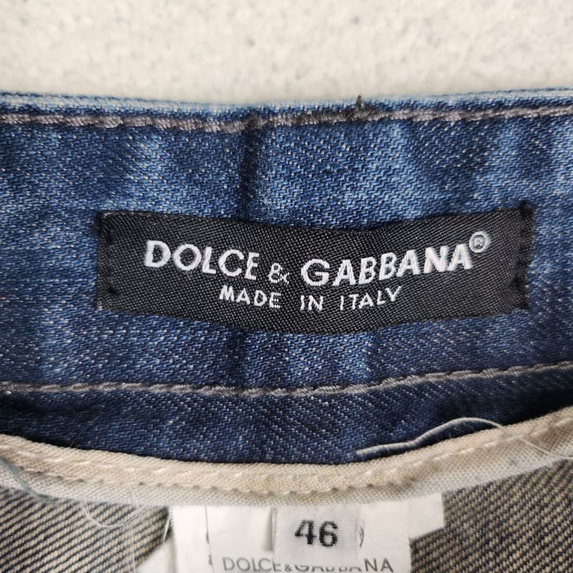 DOLCE&GABBANA 데미지 디테일 데님팬츠 46 상품이미지7