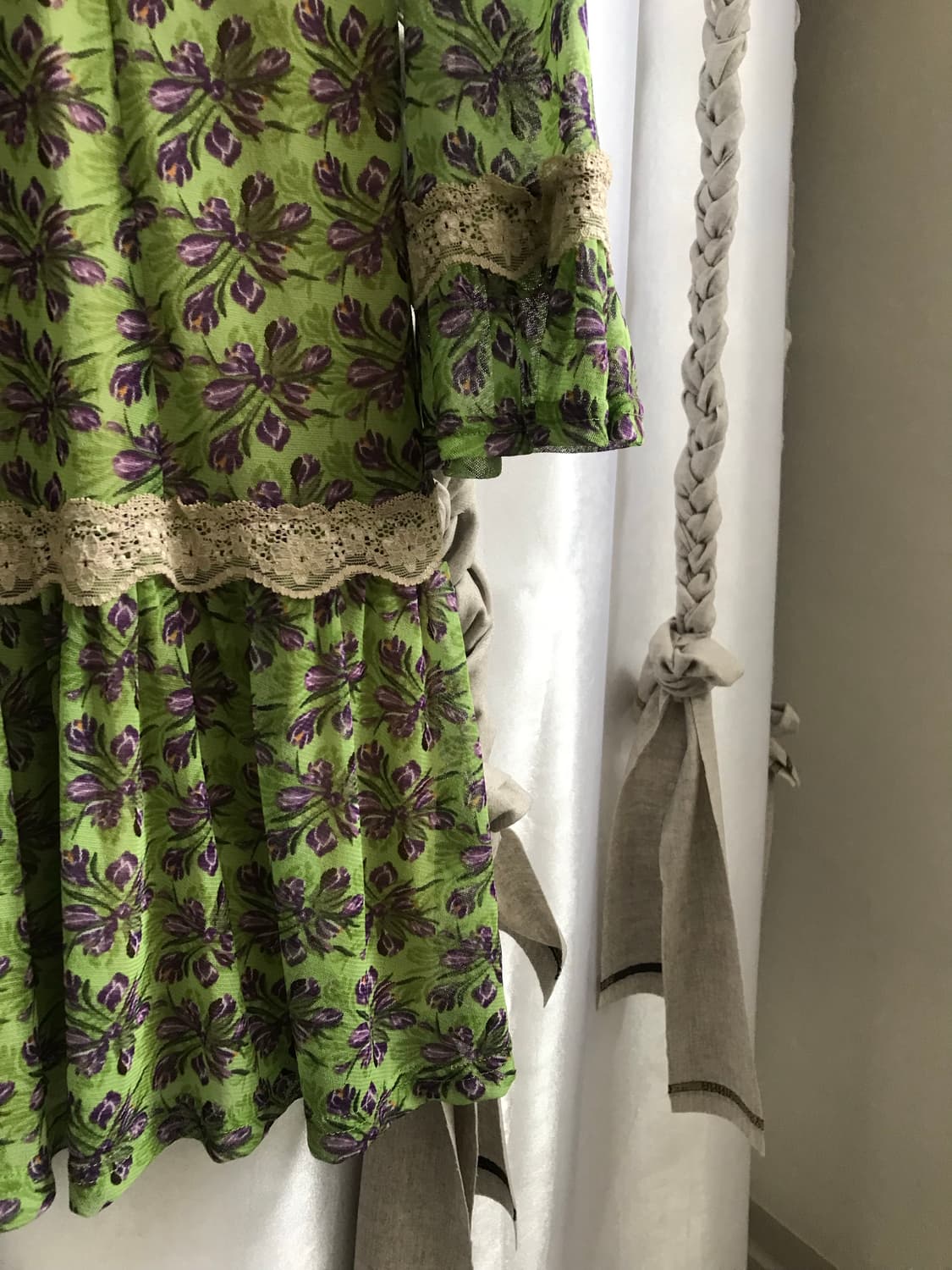vintge pattern lace one-piece 상품이미지7