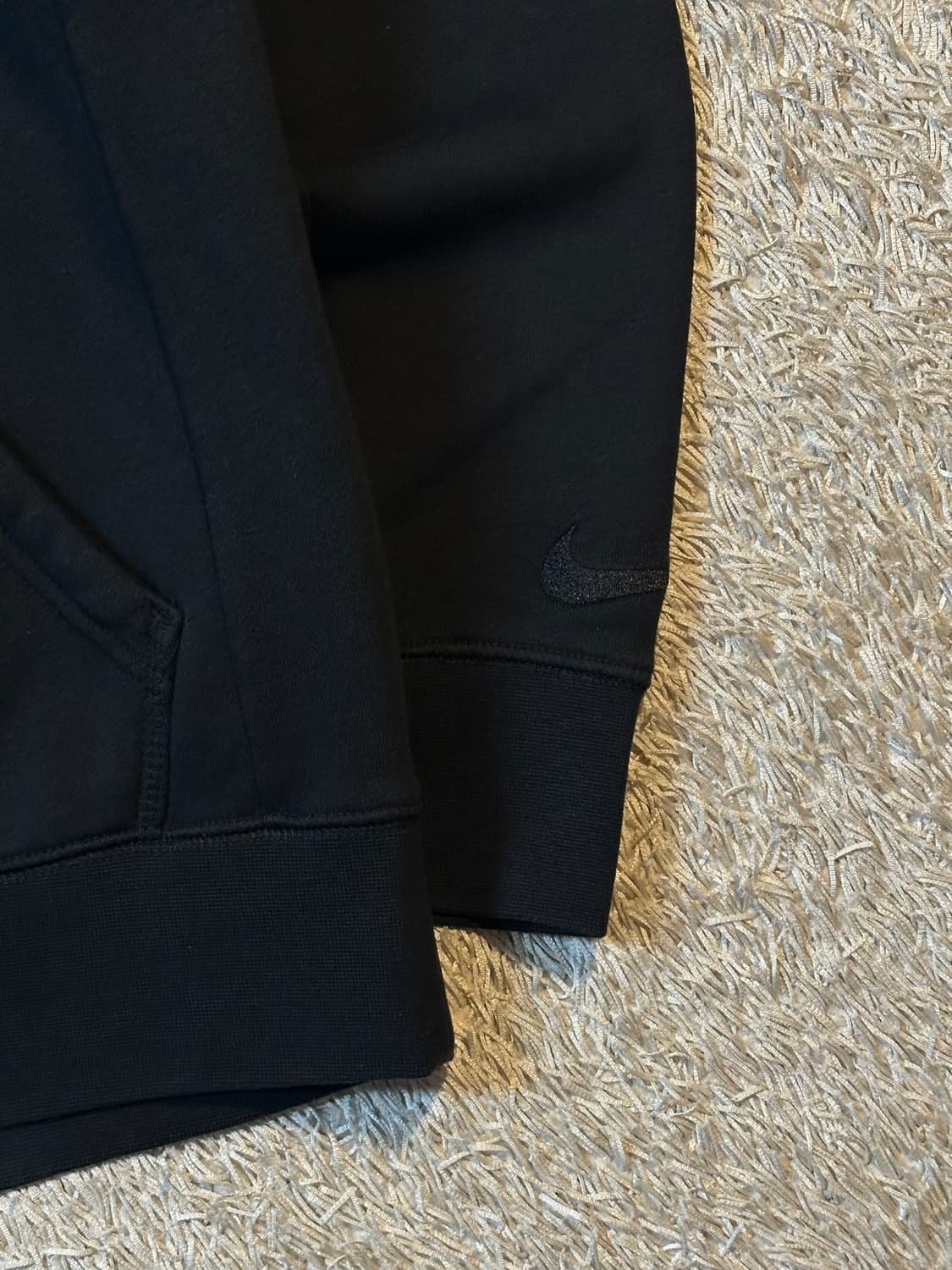 나이키 NIKE 박스로고 기모 후드티 블랙 상품이미지3