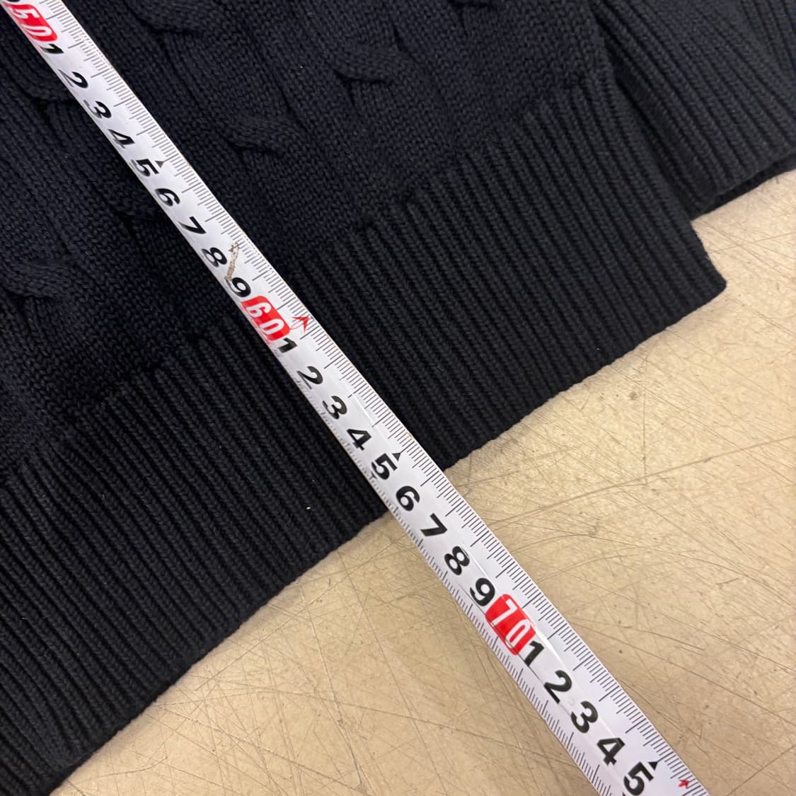 인템포무드 케이블 니트 상품이미지4